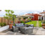 Outsunny 6 PCS Patio Rattan Sofa Set Conversation Furniture-1090416266