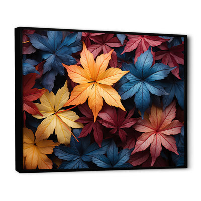 Japanese Maple Collage III - Japanese Wall Art Living Room