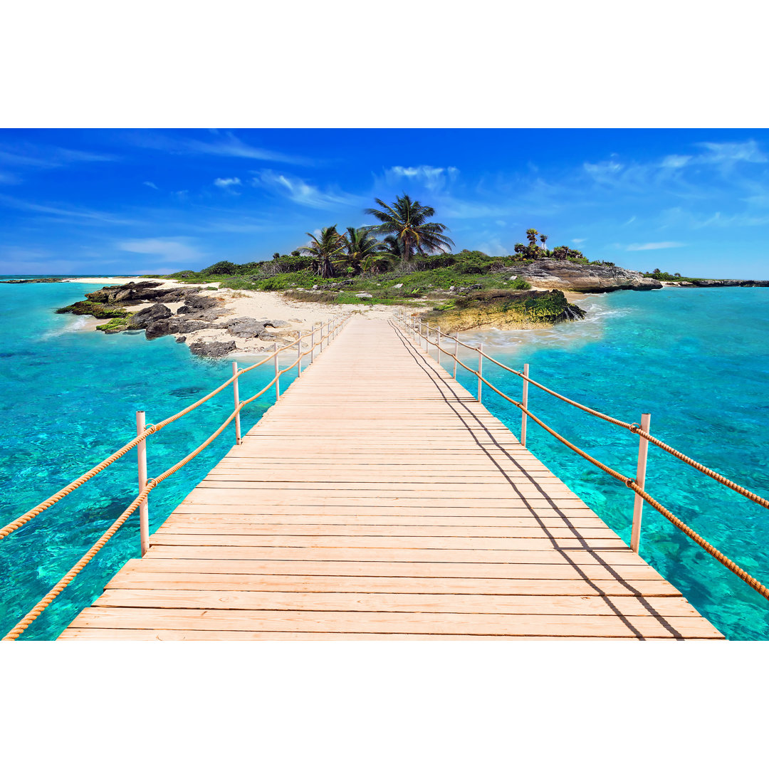 Tropical Island - Wrapped Canvas Print