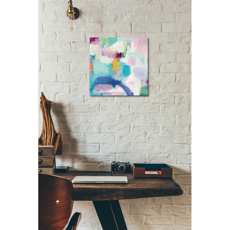 "Procès et Airy Bright" par Mary Urban, H 12 po x l 12 po x P 0,13 po