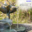 Fontaine en béton avec éclairage lotus Scala
