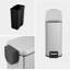 Ensemble de poubelles à pédale rectangulaires 1,6 gallon / 6 litres Innovaze Two pour salle de bain et bureau