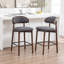 Tabouret de comptoir en bois massif-354948241