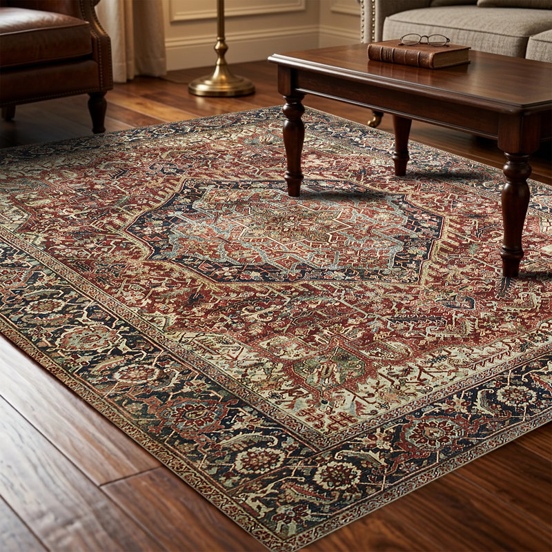 Cashmere Machine Tufted Area Rug ( Low-Pile Traditional), Rectangle 120 x 170 cm