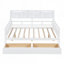 Lit de jour, support en lattes de bois, avec tablette de chevet et deux tiroirs-1833513684-1823520455