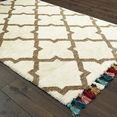 Vidari Hand Tufted Geometric Rug