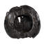 Wood Abstract Pot Planter in Black/Brown