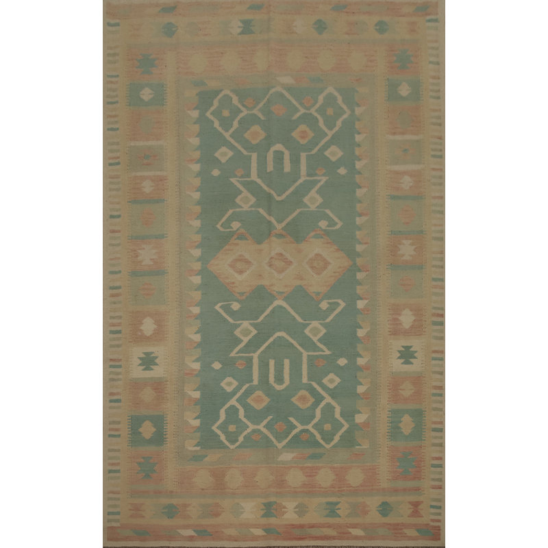 Tapis tribal en laine Kilim