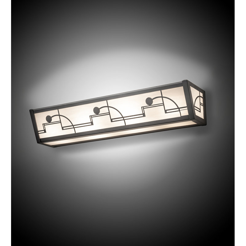 Revival Deco 4 - Light Vanity Light, White
