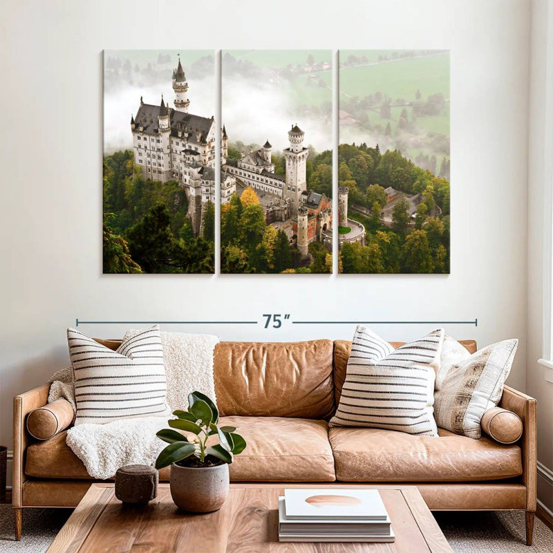 Lilie Misty Neuschwanstein Castle, H 42 po x l 65 po