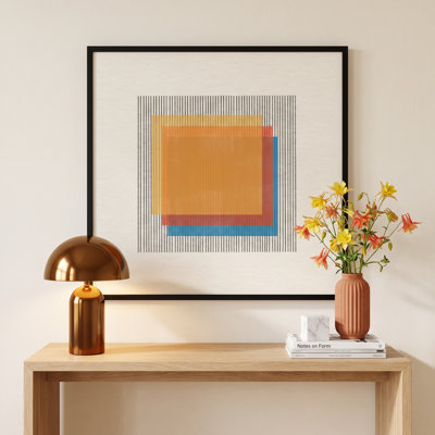 Midcentury Modern Squares No 1 Print