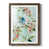 Toile avec cadre en noyer