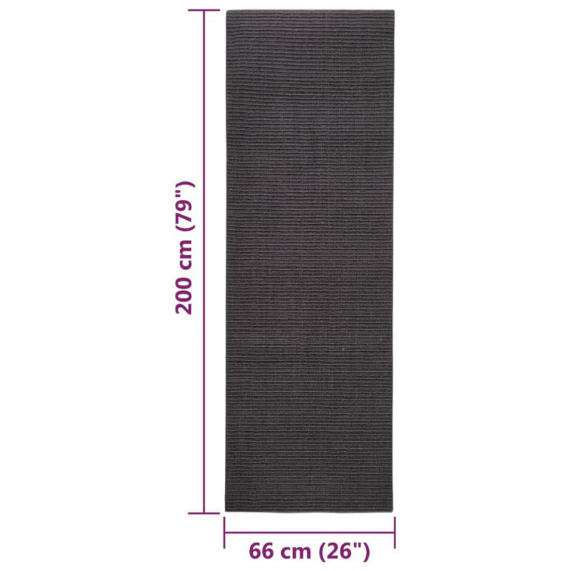 Machine Braided Area Rug, Runner 66 x 200cm