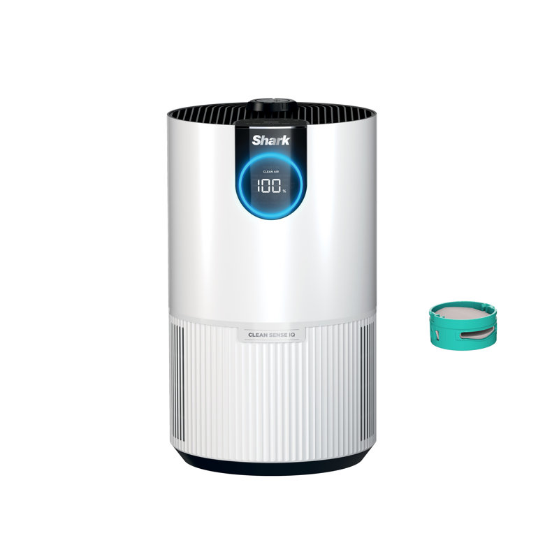 Shark White HEPA Filter Tower Air Purifier for 500 sq. ft.