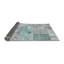 Tapis bleu/gris contemporain-344647369
