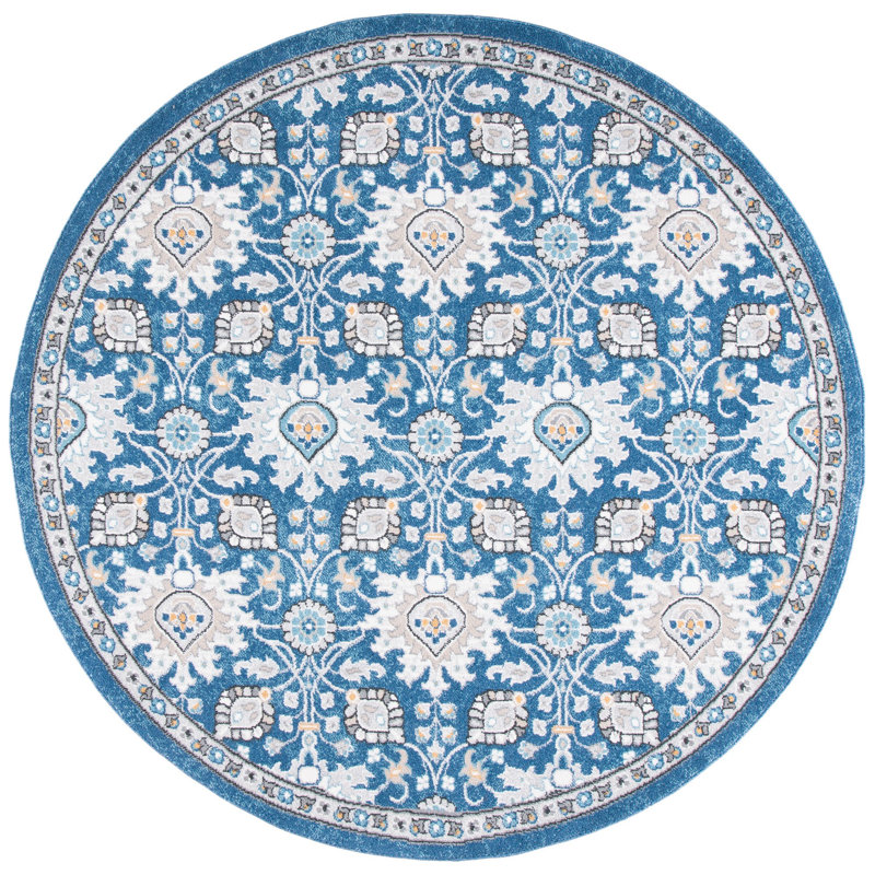 Slesnick 700 Performance Geometric Rug, Round 6'7"