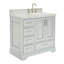 Meuble-lavabo simple avec plateau Abshire 37-93359255