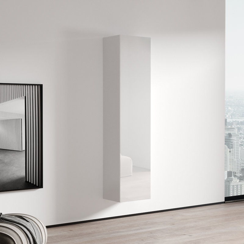 Fly Modular Floating Storage Bookcase, White