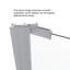 Porte de douche sans cadre Armon l 28,63 "x H 66" Armon-14170928-14170929-88629358