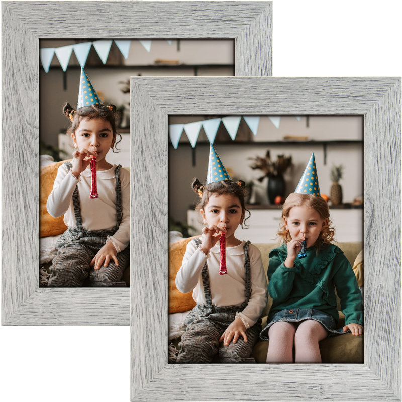 Cadre photo Gaurav, 8" x 10", gris