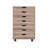 Garysburg 7-Drawer Office Storage File Cabinet on Wheels, Desk Filing Drawer Unit