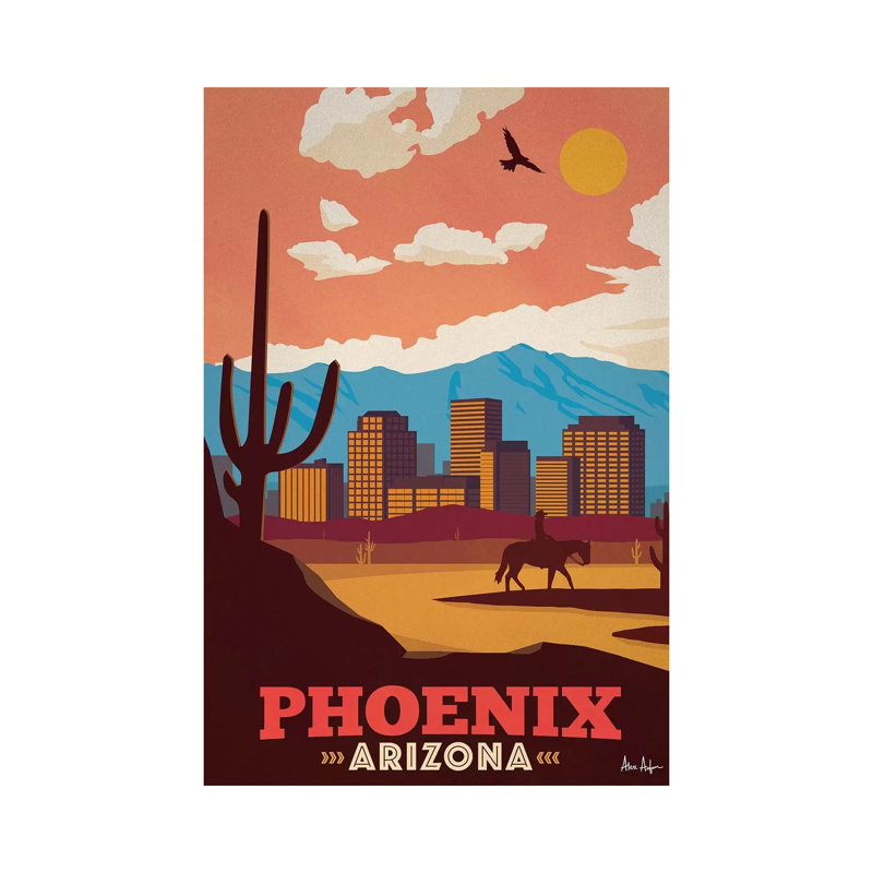 Phoenix by IdeaStorm Studios - Wrapped Canvas Print, 101.6 cm H x 66.04 cm W x 1.91 cm D
