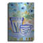 «Tea And Flowers I» par Linda Woods, art mural en métal-1363807890