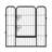 Dashelle 40'' H Metal Exercise Pen-1957715454