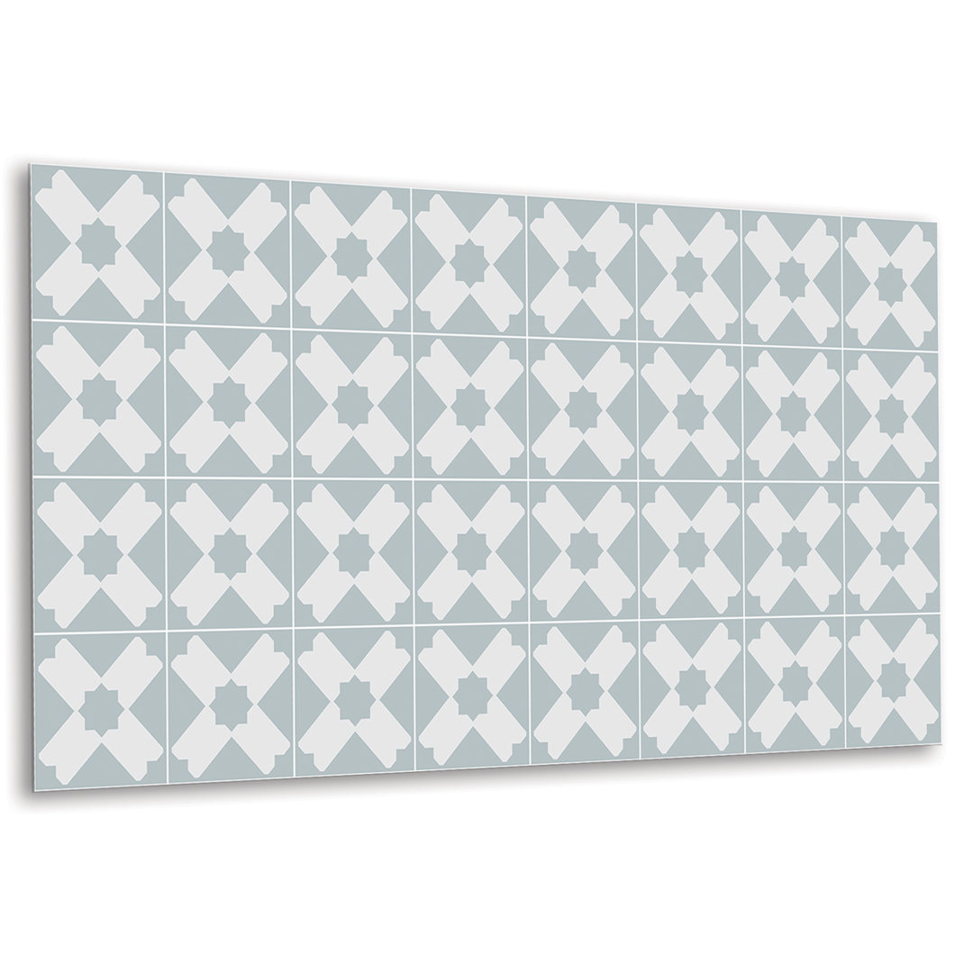 Wall Tiles Self Adhesive Vinyl Splashback Wall Stickers 39,37x19,68 Inch Sticker Tile Peel and Stick