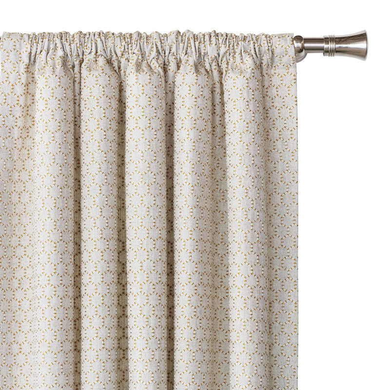 Reinhart Room Darkening Curtain, 96" W x 120" L