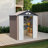 8 ft. W x 6 ft. D Outdoor Metal Tool Storage Shed with Led Light & Air Vents-121438528