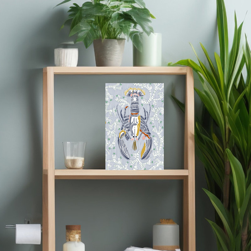 Elegant Blue Lobster by Annick - Wrapped Canvas Print, 45.72 cm H x 30.48 cm W