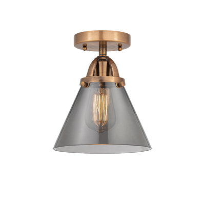 Glass LED Semi Flush Mount
