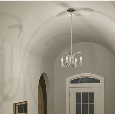 Cassadee 4-Light Chrome Convertible Pendant