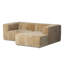 Curteria Upholstered Genuine Fur L-Shaped Sofa & Chaise-817314993-817314997