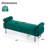  Rexdale End of Bed Bench, Modern Upholstered Ottoman Bench Seat with Black Legs-1627180827