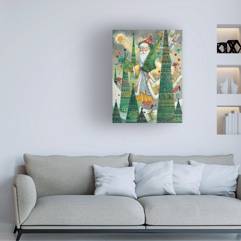 «The Year The Reindeer Had The Flu» - Sans cadre sur toile, L 24 po x H 32 po