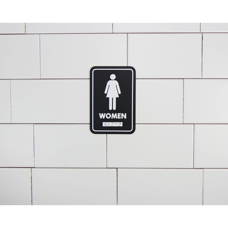 Panneau de signalisation féminin