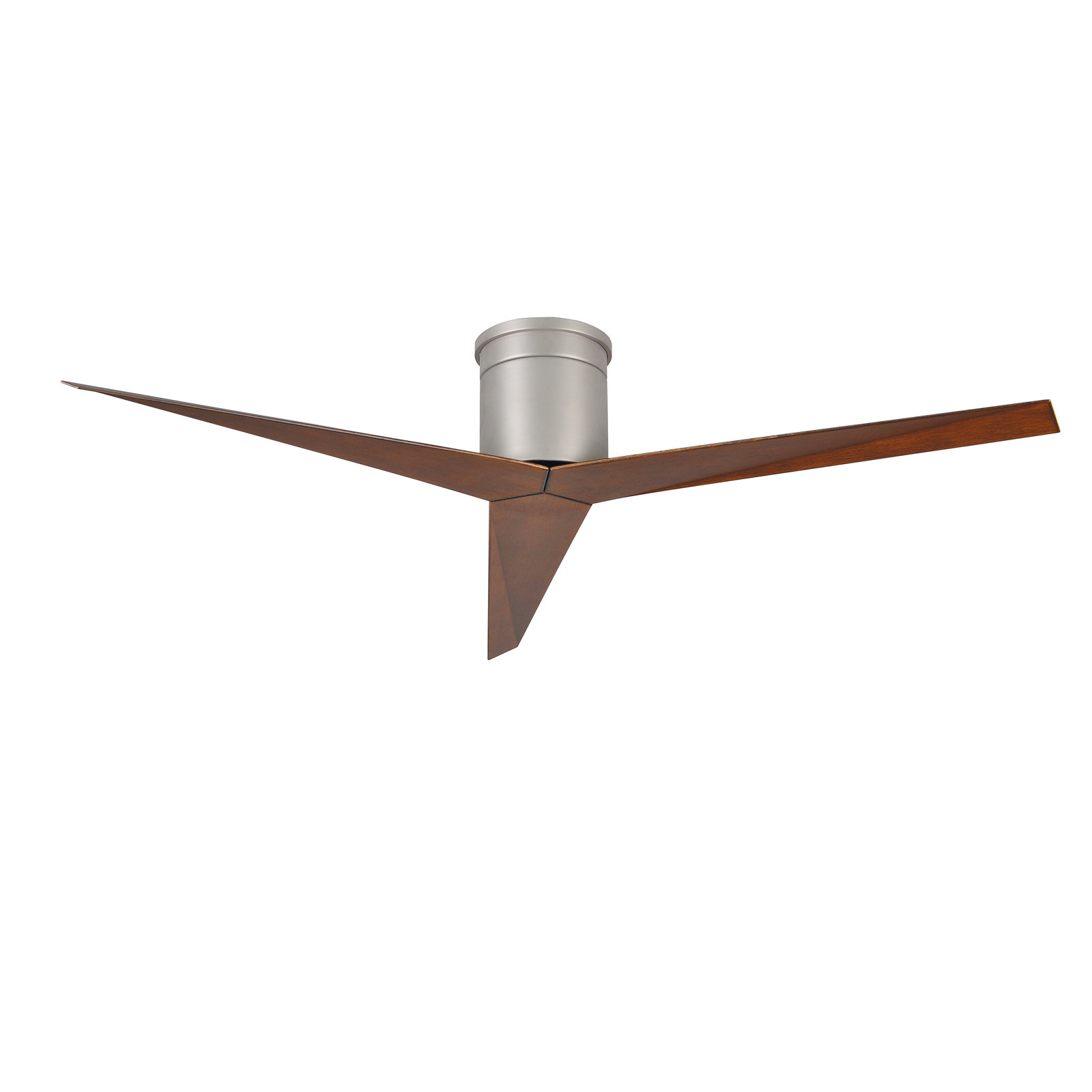 56'' 3 Blade Ceiling Fan, Walnut Tone, Matte Black