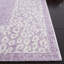 Tapis mauve / beige