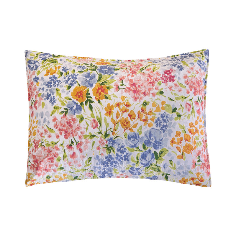 Florian Cotton Quilt Set, Twin Quilt + 1 Standard Sham