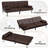 Abbigale 65.8'' Faux Leather Reclining Sofa Bed-326507205
