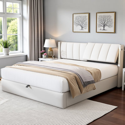 Donan Upholstered Ottoman Storage Bed