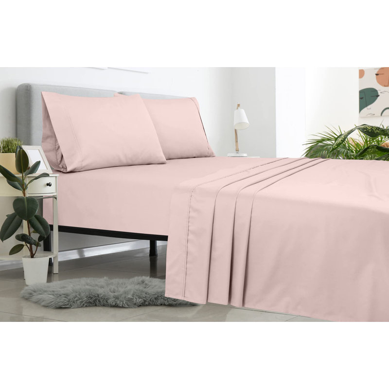 Royale Linens | Ultra Soft Brushed Microfiber Flat Sheets Only | Wrinkle Free & Stain Resistant | Hotel Quality Top Sheet for Bed