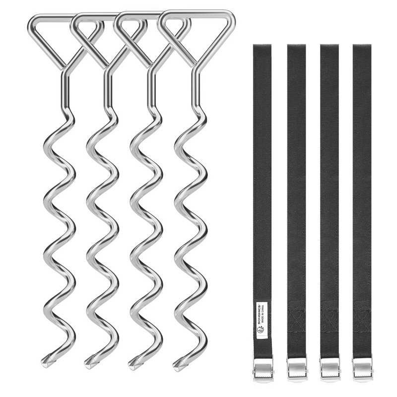 SONGMICS Trampolin-Zubehör 39.88cm Anchor Kit