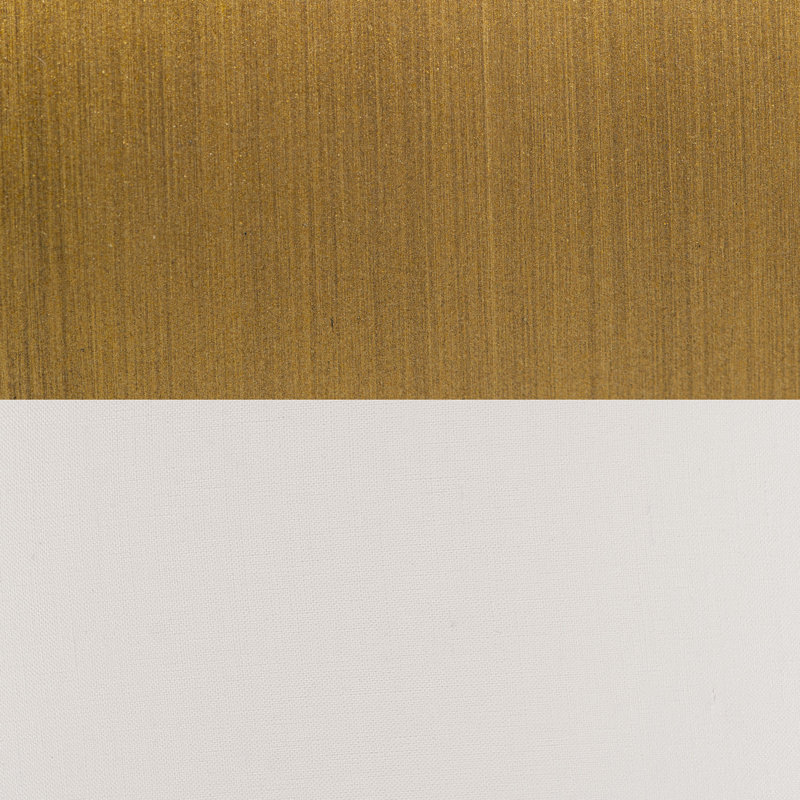 Theo Linen Semi Flush Mount, Aged Gold