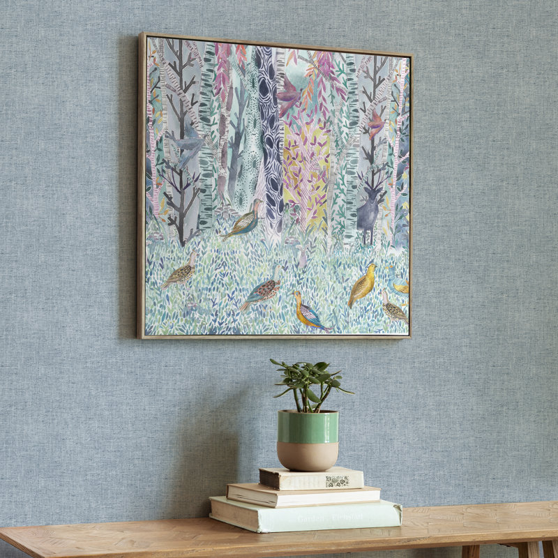 Whimsical Tale - Floater Frame Bold Art, 70cm H x 70cm W x 3.5cm D