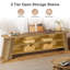 3-Tier TV Stand with Storage Shelves