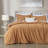  Solid Color 100% Washed Cotton Duvet Cover Set -689244136-689244139