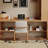 Brown Rectangular Solid Wood writing desk-118231086